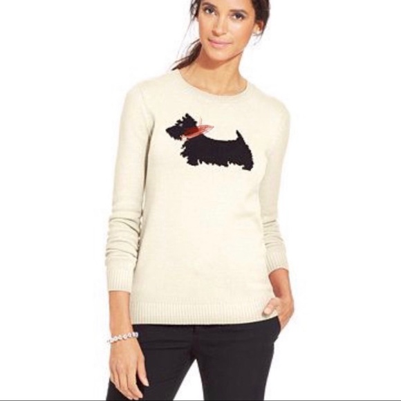 Charter Club Sweaters - NWT Adorable Scottie Dog Sweater